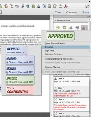 Como usar a ferramenta Stamp no Adobe Acrobat CS6