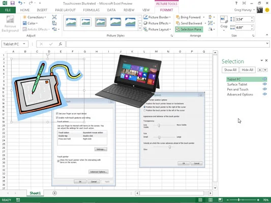 So steuern Sie die Überlappung von Grafikobjekten in Excel 2013