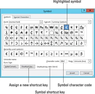 So verwenden Sie Sonderzeichen in Word 2013