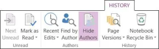 So zeigen Sie Versionen und Autoren in OneNote an