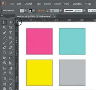 Verbesserungen der Hilfslinien in Illustrator CC