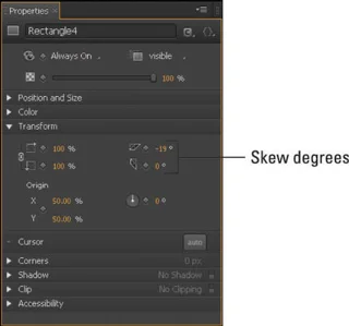 Como distorcer elementos no Adobe Edge Animate