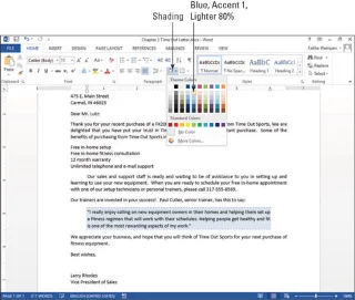 Como adicionar bordas e sombreamento de parágrafo no Word 2013