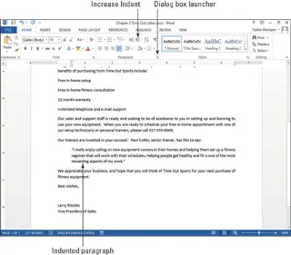So rücken Sie einen Absatz in Word 2013 ein
