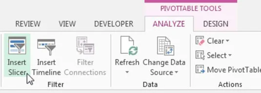 So erstellen Sie einen Standard-Slicer für Excel-Dashboards