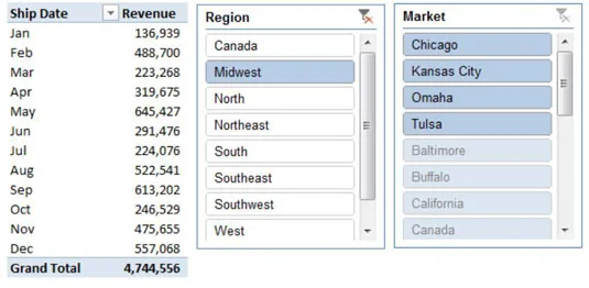Como criar um Slicer padrão para painéis do Excel