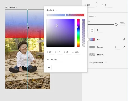 Comment créer une bordure dans Adobe XD