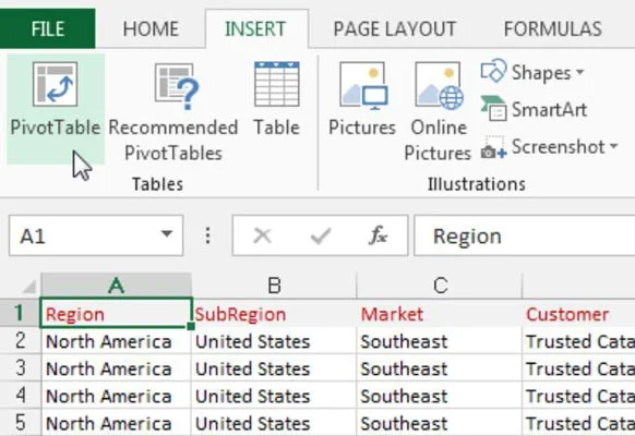 Painéis e relatórios do Excel: crie sua primeira tabela dinâmica