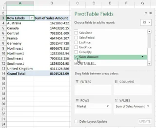 Painéis e relatórios do Excel: crie sua primeira tabela dinâmica