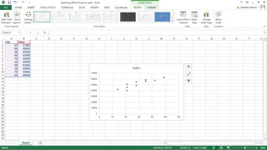 So erstellen Sie ein Streudiagramm in Excel