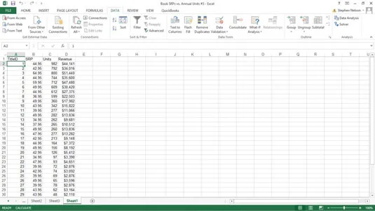 Como obter dados de amostra no Excel