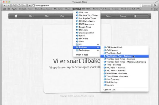 Comment utiliser les signets sur votre Mac