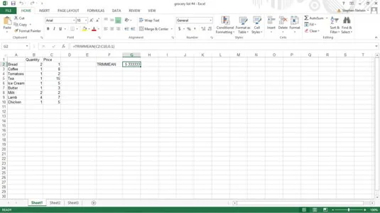 So verwenden Sie statistische Funktionen zum Berechnen von Mittelwerten, Modi und Medianen in Excel