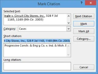 So erstellen Sie eine Autoritätstabelle in Word 2013