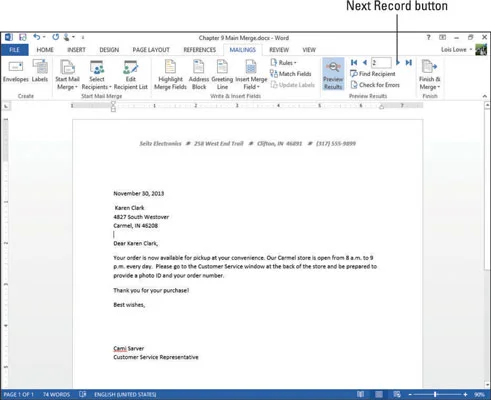 So erstellen Sie Word 2013 Serienbriefe
