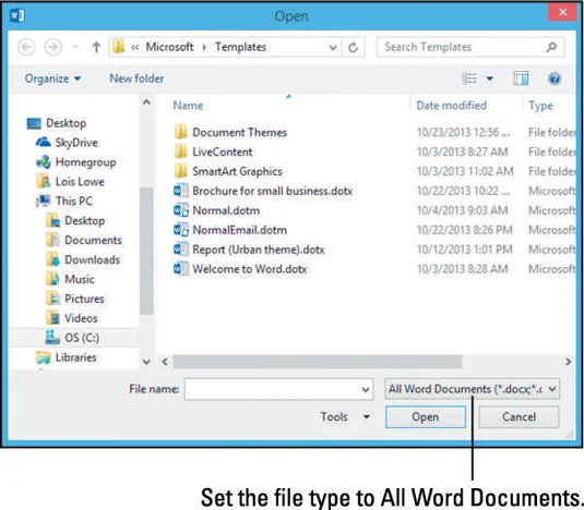 So importieren Sie Formatvorlagen aus anderen Dokumenten in Word 2013