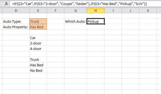 Auf mehrere Bedingungen in Excel prüfen