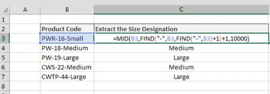 Encontrando a segunda instância de um personagem no Excel