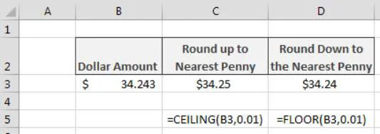 Fórmulas para arredondamento de números no Excel
