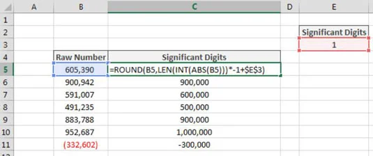 Fórmulas para arredondamento de números no Excel