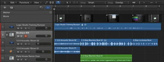 Jak zaimportować wideo do projektu Logic Pro X