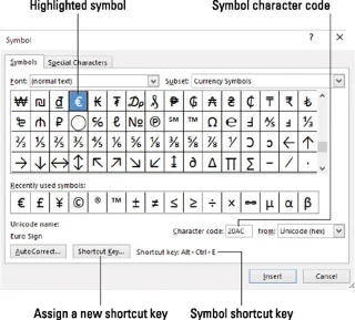 So fügen Sie Sonderzeichen und Symbole in Word 2016 ein