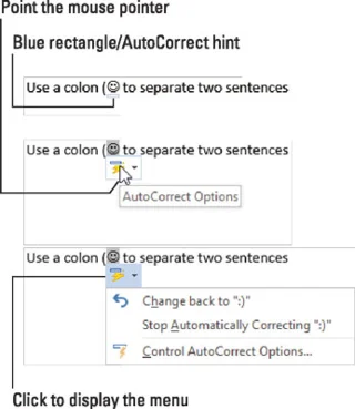 So verwenden Sie AutoKorrektur in Word 2016