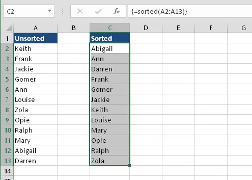 Trabalhando com funções VBA que retornam uma matriz no Excel 2016