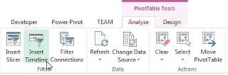 So erstellen Sie einen Timeline-Slicer für Ihre Excel-Dashboards