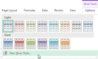 So erstellen Sie Ihren eigenen Slicer-Stil für Excel-Dashboards
