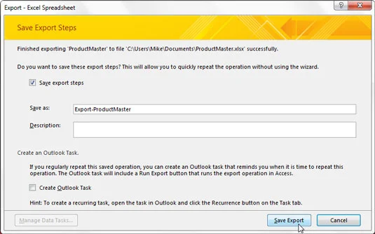 So importieren Sie Daten in Excel mit dem Microsoft Access-Exportassistenten