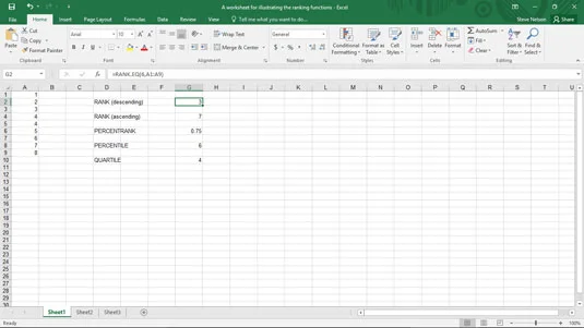 So verwenden Sie die Funktionen PERCENTILE.EXC und PERCENTILE.INC in Excel