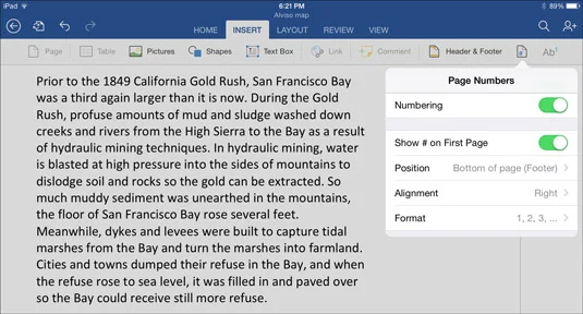 So legen Sie ein Word-Dokument auf dem iPad an