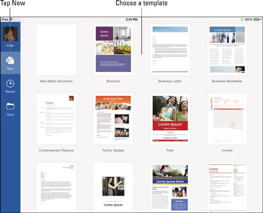 So arbeiten Sie mit Office-Dateien (Dokumente, Arbeitsmappen und Präsentationen) auf dem iPad