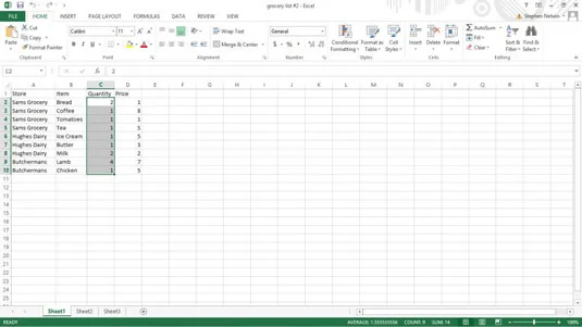 So sortieren Sie Excel-Tabellendatensätze