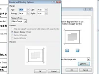 So setzen Sie einen Rahmen um eine Seite eines Word 2010-Dokuments