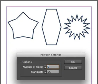 Formen und Polygone in InDesign