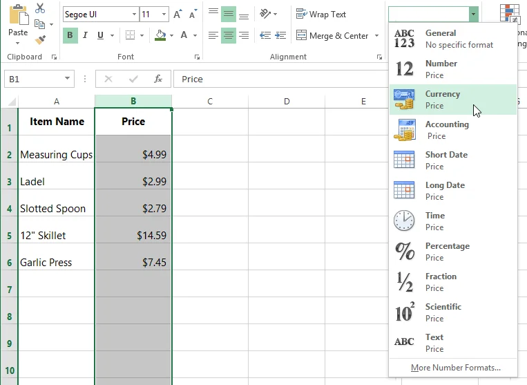 Excel 2019 (Bölüm 7): Sayı biçimleri hakkında bilgi edinin