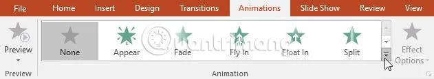 PowerPoint 2016: анимация текста и объектов