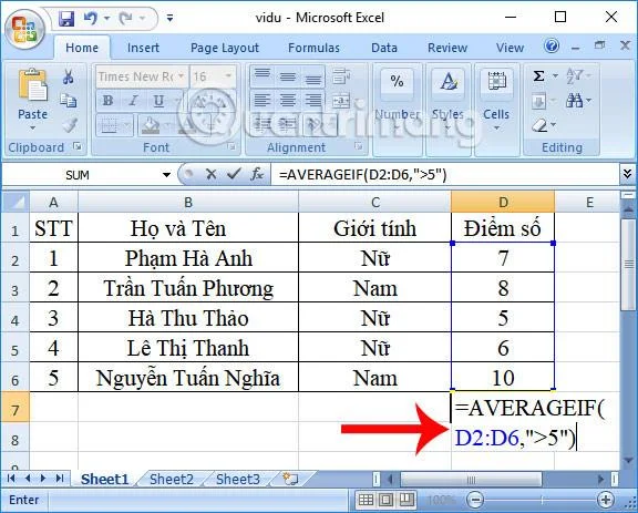 Excel'de EĞER ORTALAMA işlevi nasıl kullanılır?