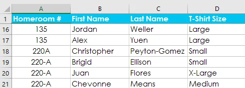 Excel 2019 (Bölüm 18): Verileri sıralama