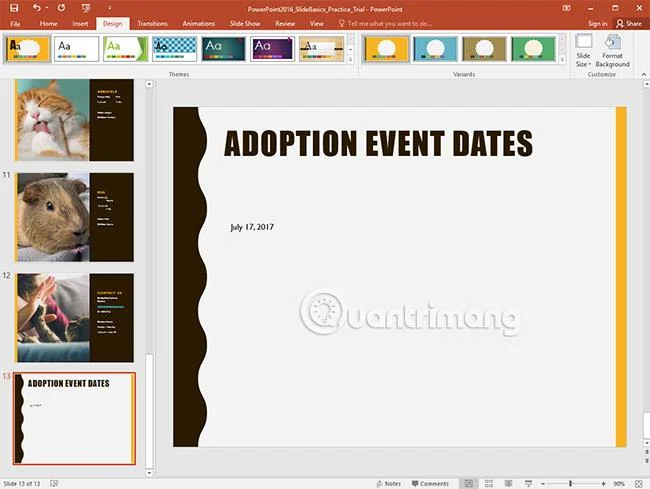 PowerPoint 2016: Slaytın temelleri