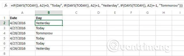 Excel 2016'da ANAHTAR işlevi nasıl kullanılır