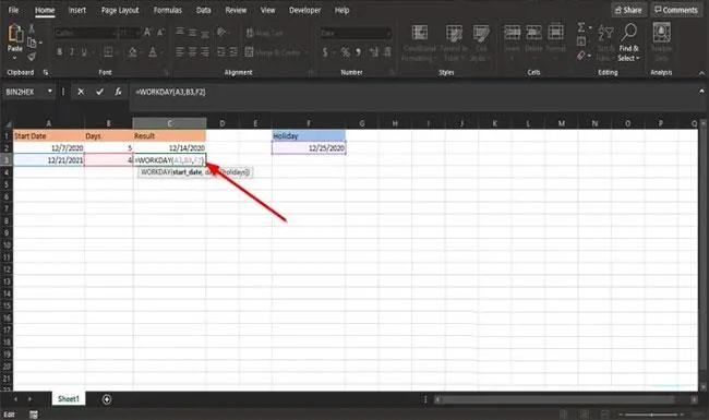 Résultat de WORKDAY