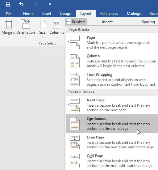 Vollständiger Leitfaden zu Word 2016 (Teil 12): So brechen Sie Seiten um und unterteilen Abschnitte