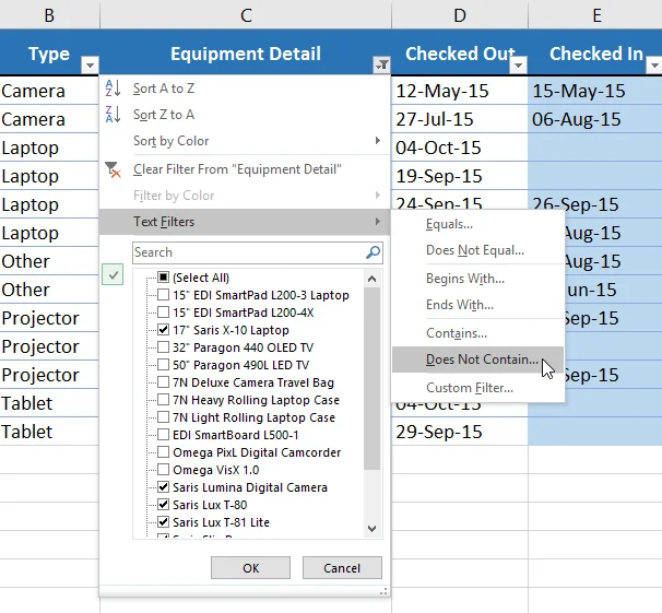 Excel 2019 (Bölüm 19): Verileri filtreleme
