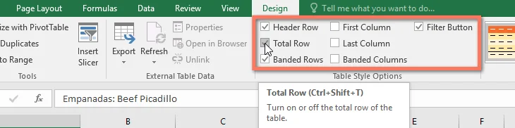 Excel 2019 (Bölüm 21): Tablolar