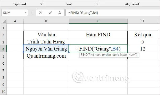 Excel'de BUL işlevi nasıl kullanılır?