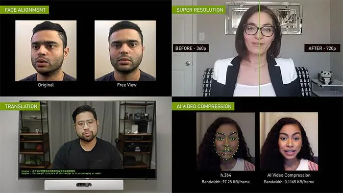Nvidia Maxine: sistema de IA que suporta otimização de videochamadas online