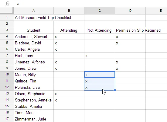 Google Sheets (Teil 1): Machen Sie sich mit Google Sheets vertraut